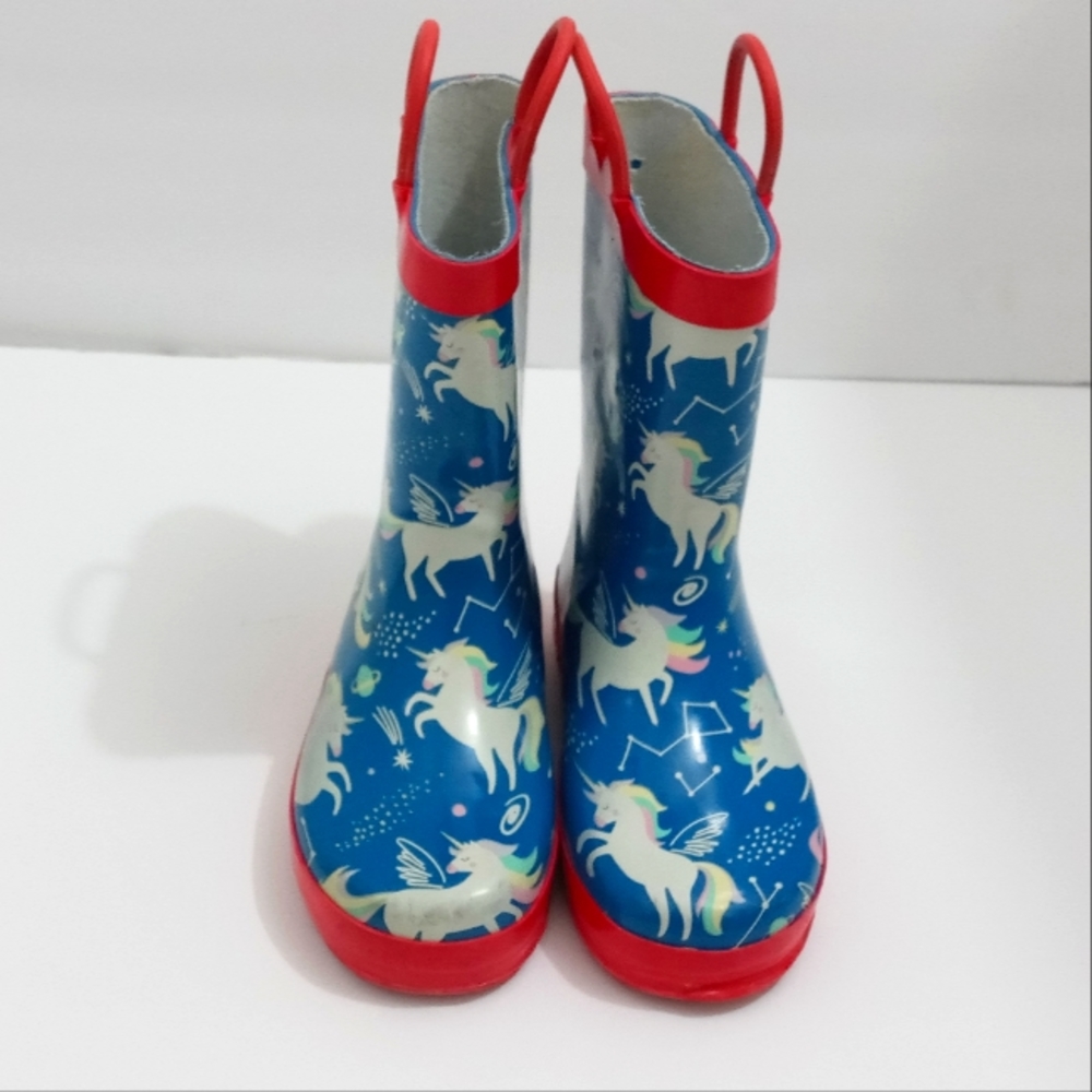 Unicorn Girls Rainboots Size 11